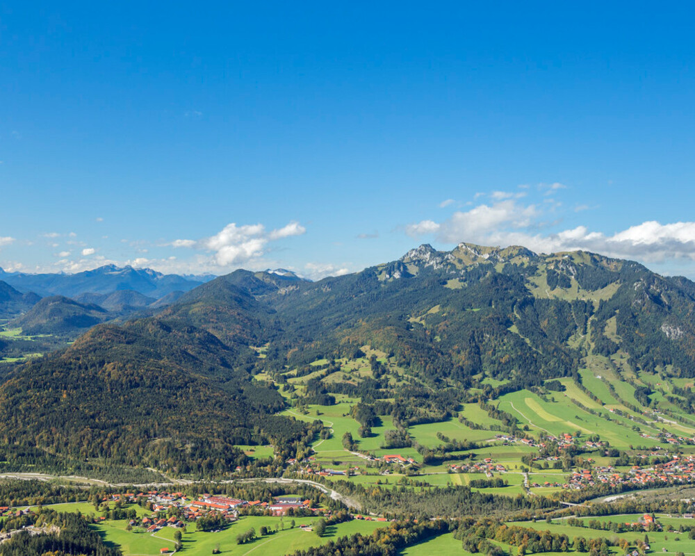 Blick vom Grasleitenstein nach Lenggries