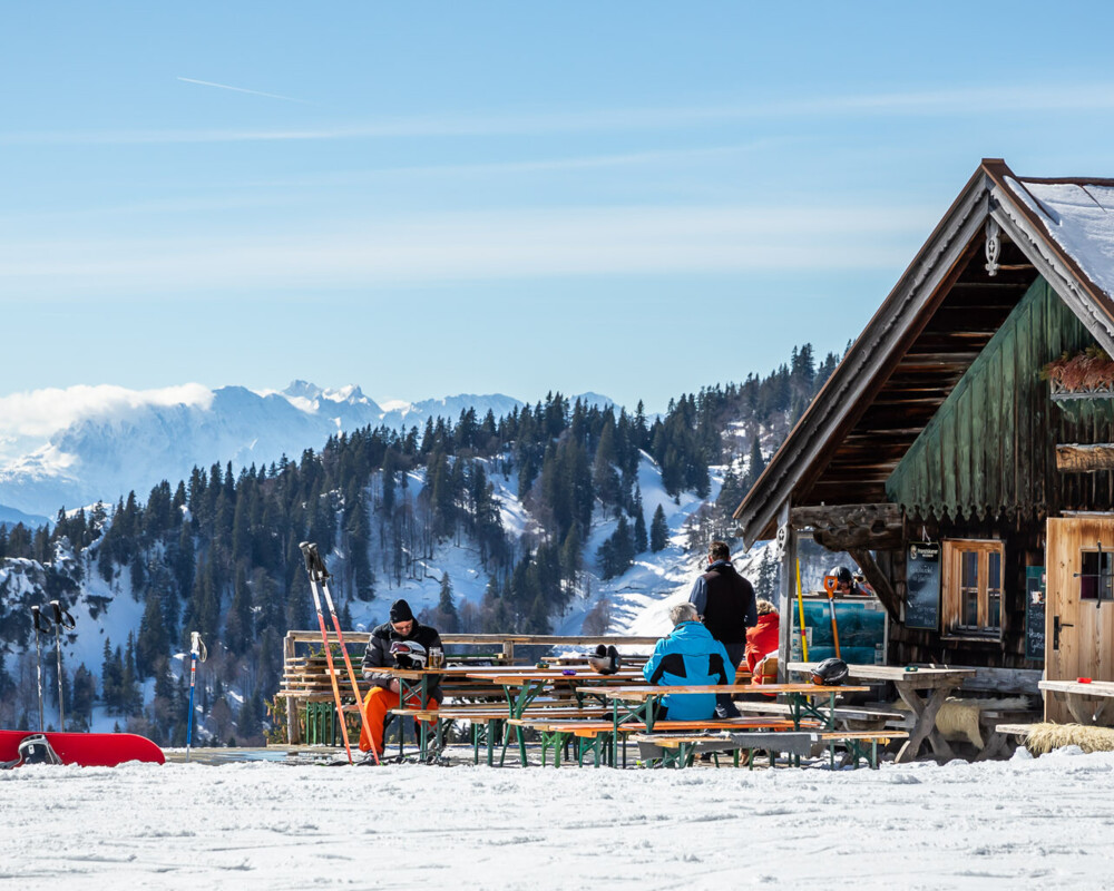 Strasser Alm am Brauneck im Winter