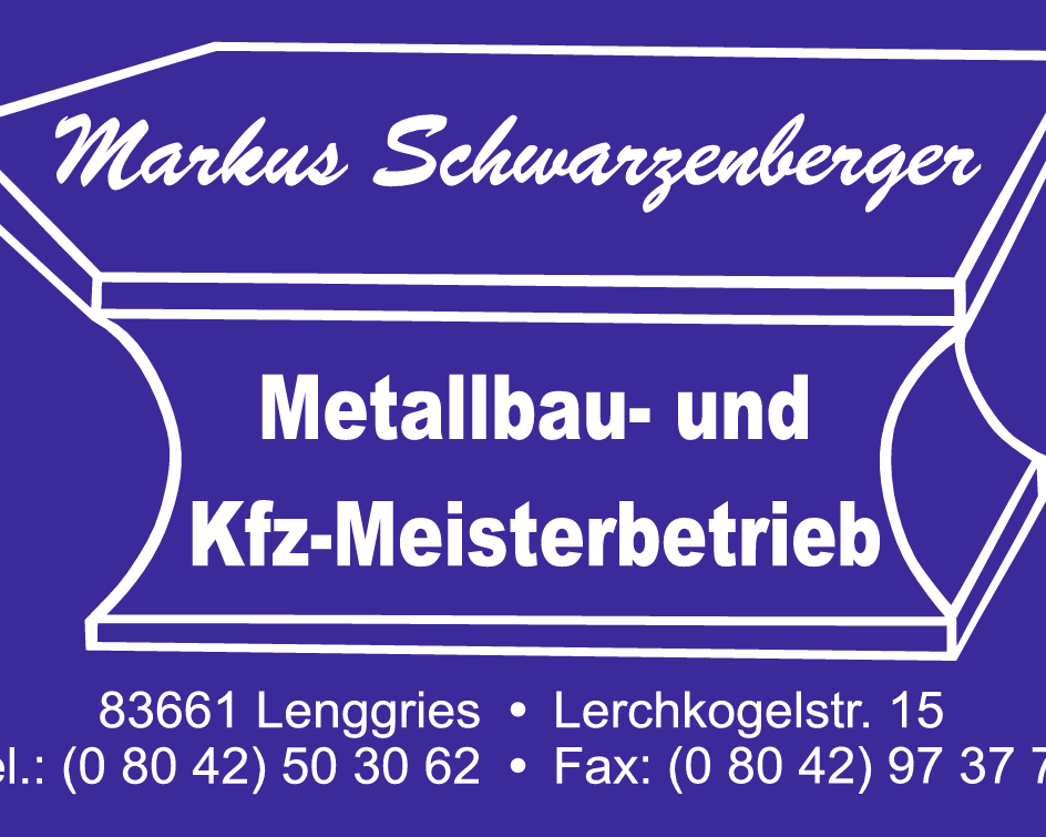 Markus Schwarzenberger Metallbau- und Kfz-Meisterbetrieb Logo